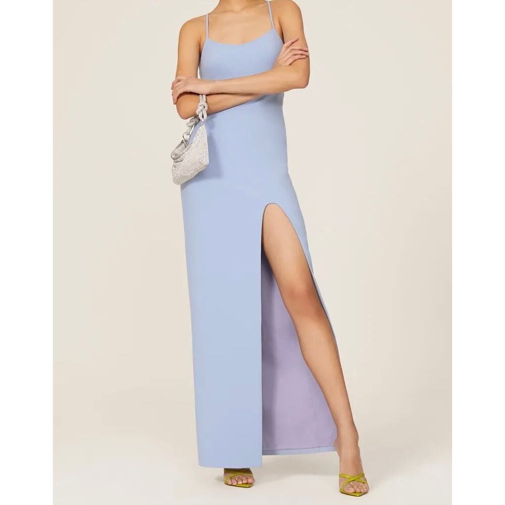 Likely Lavender Sammy High Slit Maxi Dress Gown Size 2